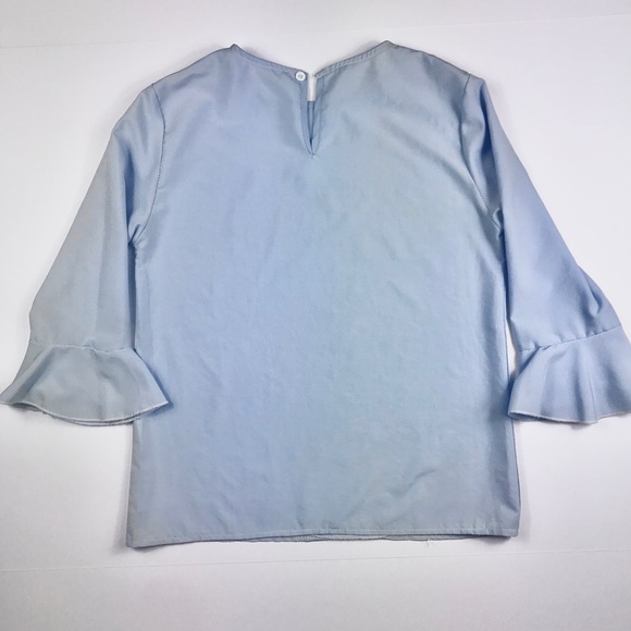 BLOUSE, Long-Sleeves With Flared Openings, Size S - Picture 4 of 6
